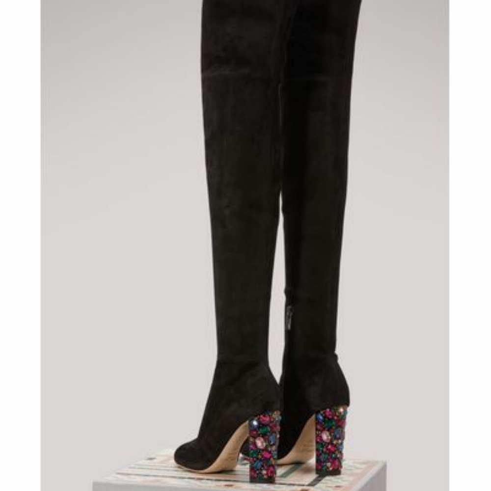 Authentic jimmy choo mya 100 thigh high boots
